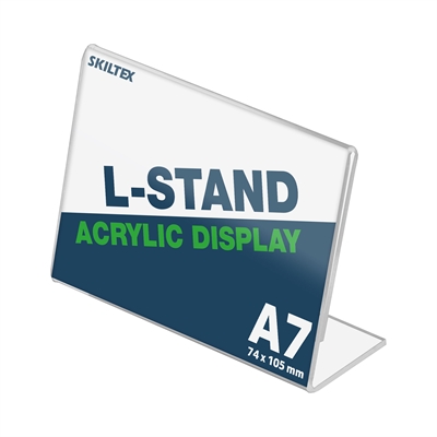 L-Stand Tverrformat Akrylskilt  - A7