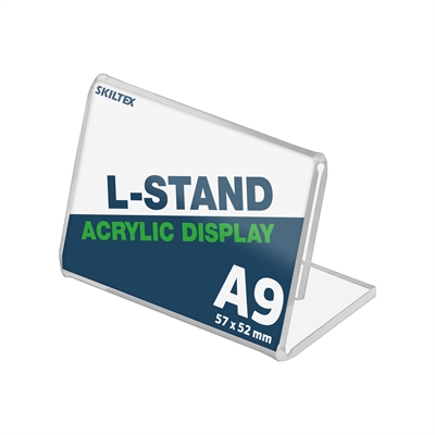 L-Stand Tverrformat Akrylskilt - A9