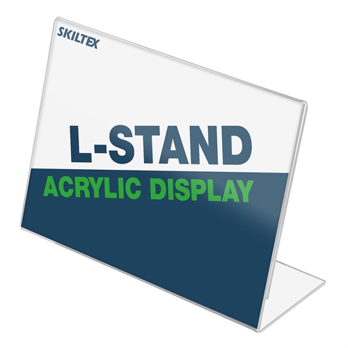 L-Stand Tverrformat Akrylskilt