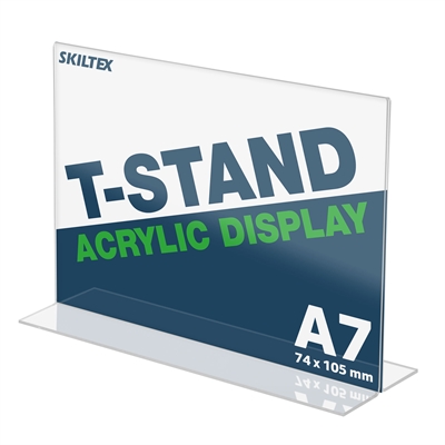 T-Stand Tverrformat Akrylholder - A7