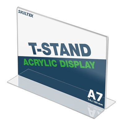 T-Stand Tverrformat Akrylholder - A7