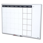 Whiteboard ukeplan tavle - 120x90 cm