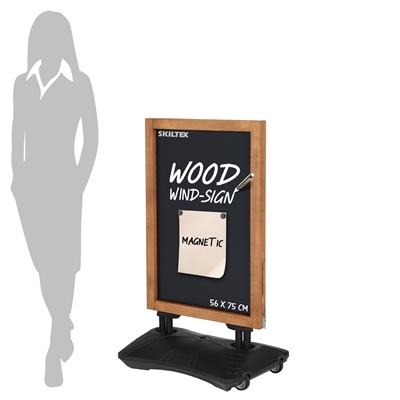 Wood Wind-Sign Magnetic krittavle skilt - 56x75 cm