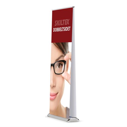 DOBBELTSIDIG Premium roll up banner inkl. Trykk - 100 x 200 cm