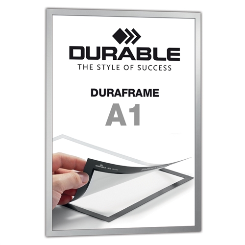 Selvklebende A1 Magnetramme - Duraframe® Sølv