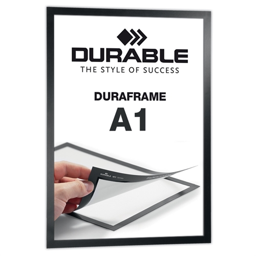 Selvklebende A1 Magnetramme - Duraframe® Sort