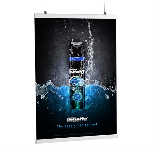 HangPro ekstra sterke posterhenger | 120 cm