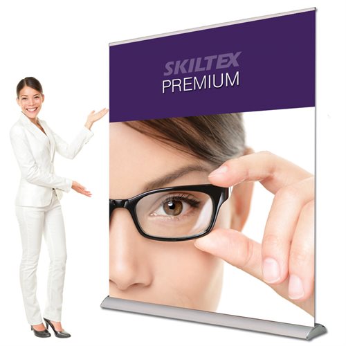 PREMIUM roll up banner - inkl. Trykk - 150 x 200 cm