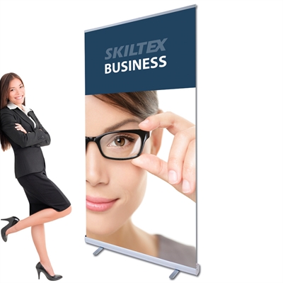 BUSINESS roll up banner inkl. Trykk - 100 x 200 cm