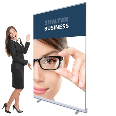 BUSINESS roll up banner inkl. Trykk - 120 x 200 cm