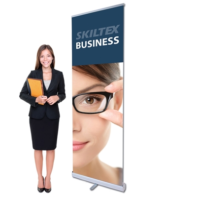 BUSINESS roll up banner inkl. Trykk - 60 x 200 cm