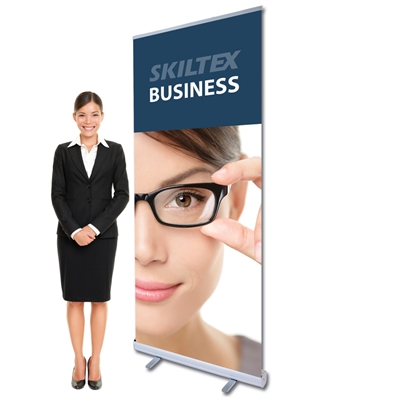 BUSINESS roll up banner inkl. Trykk - 80 x 200 cm