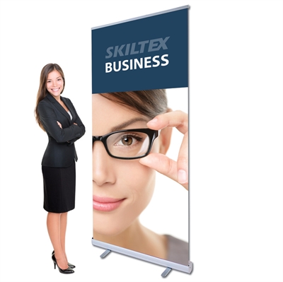 BUSINESS roll up banner inkl. Trykk - 85 x 200 cm