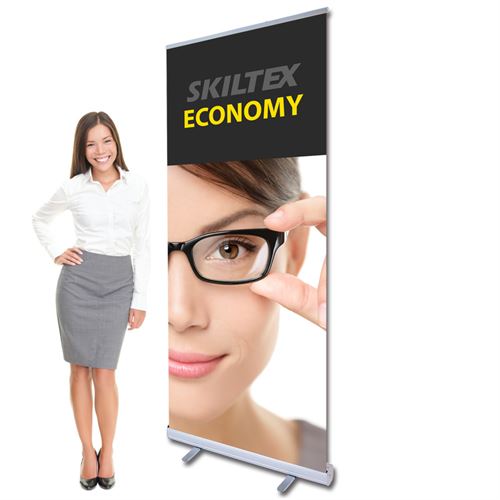 ECONOMY roll up banner inkl. Trykk - 80 x 200 cm