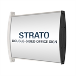 Strato Tosidig Kontor Veggskilt - 105x210mm