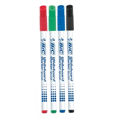 Whiteboard tusj - 2,8 mm spiss - Pakke med 4 stk